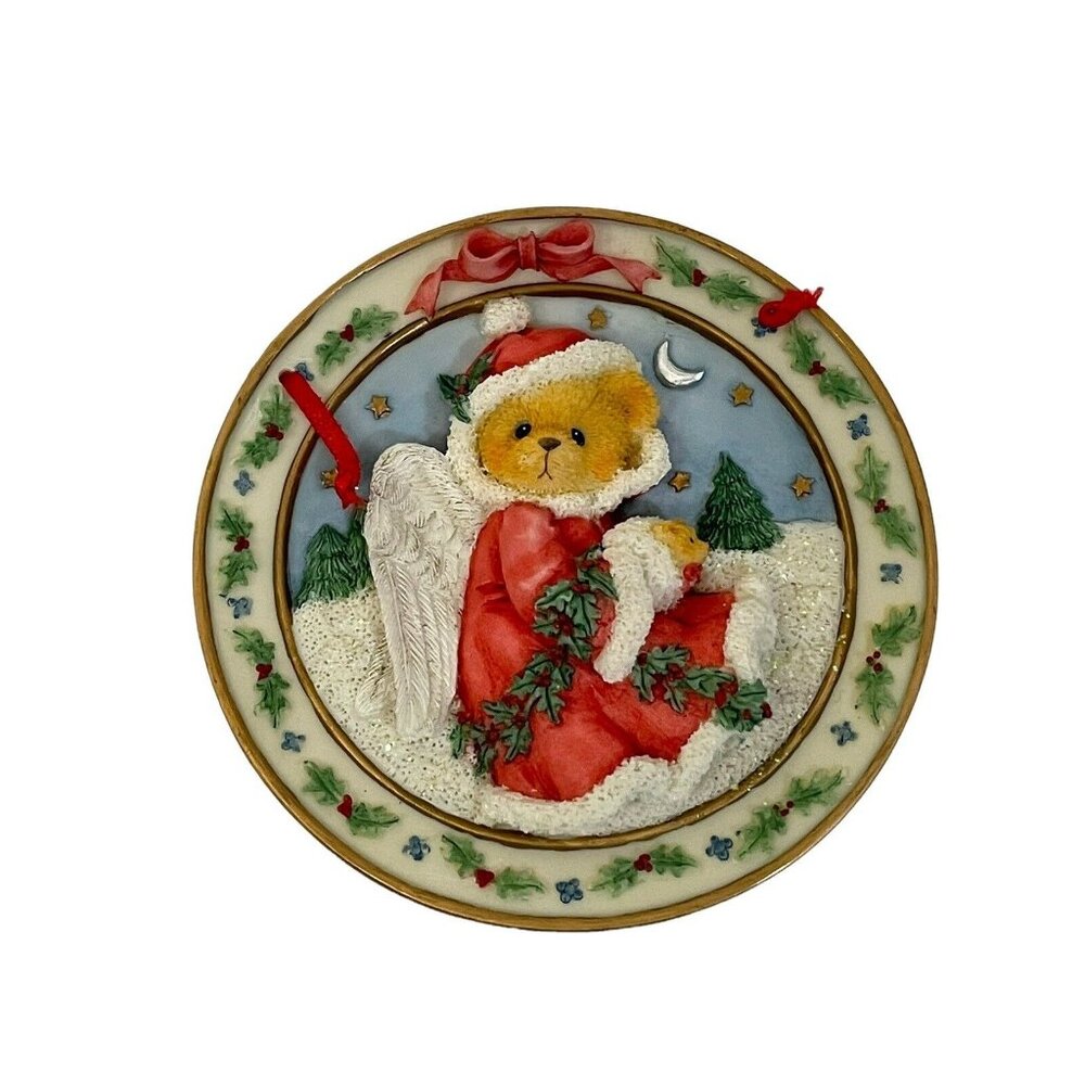 Cherished Teddies Enesco Season Of Peace 3" Wall Hanging Ornament